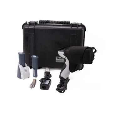 Thermo Scientific Niton XL3t 800 handheld XRF analyzer with General Metals , padlock, battery cradle with 2 rechargeable batteries