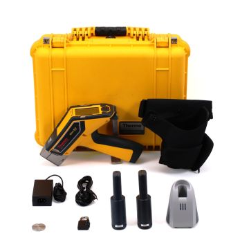 Thermo Scientific Niton XL2 980 Goldd analyzer, Batteries, Charging dock, AC Adapter for Charging Dock, Power Cable, Padlock, 316 Sample Coin, Holster for Unit, Hard Carrying Case