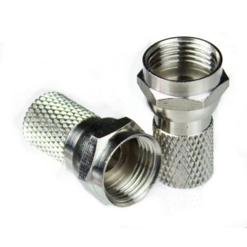 Eclipse Tools Pro'sKit Twist-On CATV F Connectors, RG59, 100 Pack