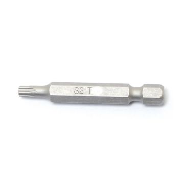 Eclipse Tools Bit, Tamper-Proof Star-Tip, T10H, 1-15/16" Long, 1/4" Hex Drive