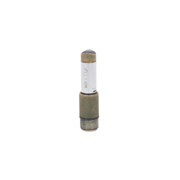 Used Sonatest MB4TLF 4 MHz twin crystal compression contact probe, ideal for flaw detection and compatible with Sonatest flaw detectors.