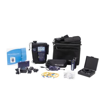 Full FIT-82P01-PRO Kit VIAVI OLP-82P SmartClass Fiber Pro Kit, certified pre-owned, with P5000i microscope and FFL-050 VFL

