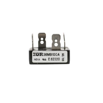 Vishay 36MB100A single phase bridge rectifier rated 35A 1000V in D-34 package