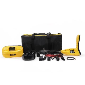Vivax Metrotech vLoc3-5000 and Loc3-10Tx utility locator kit with accessories and soft carry case