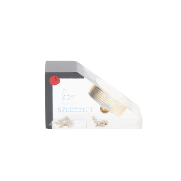 Used Waygate 57K0201P1 45 degree shear wave angle beam wedge for 0.50 inch ultrasonic transducers (Accupath Series)