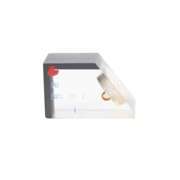 Used Waygate 57K0203P1 70 degree shear wave angle beam wedge for 0.50 inch ultrasonic transducers (Accupath Series) Cartoli
