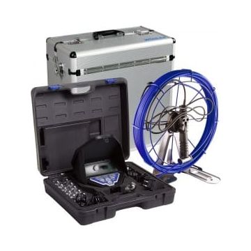 Wohler VIS 400 video inspection camera comfort kit with reel, camera head, monitor, and hard case