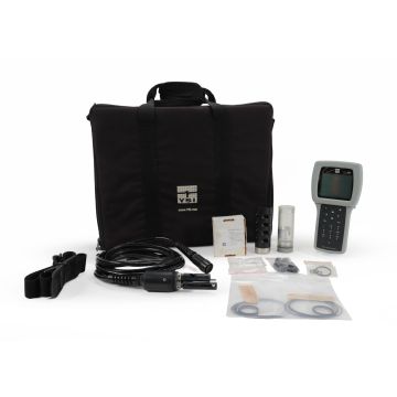 YSI 556 MPS multiparameter water quality meter with probe, cable, carrying case, and included accessories arranged together