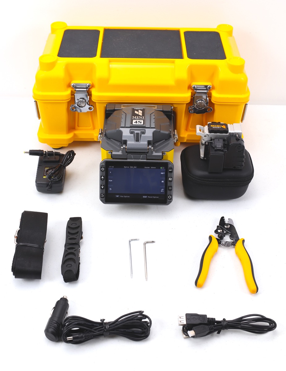 FIBERFOX Mini 4S Active Alignment Splicer Kit w/Cleaver