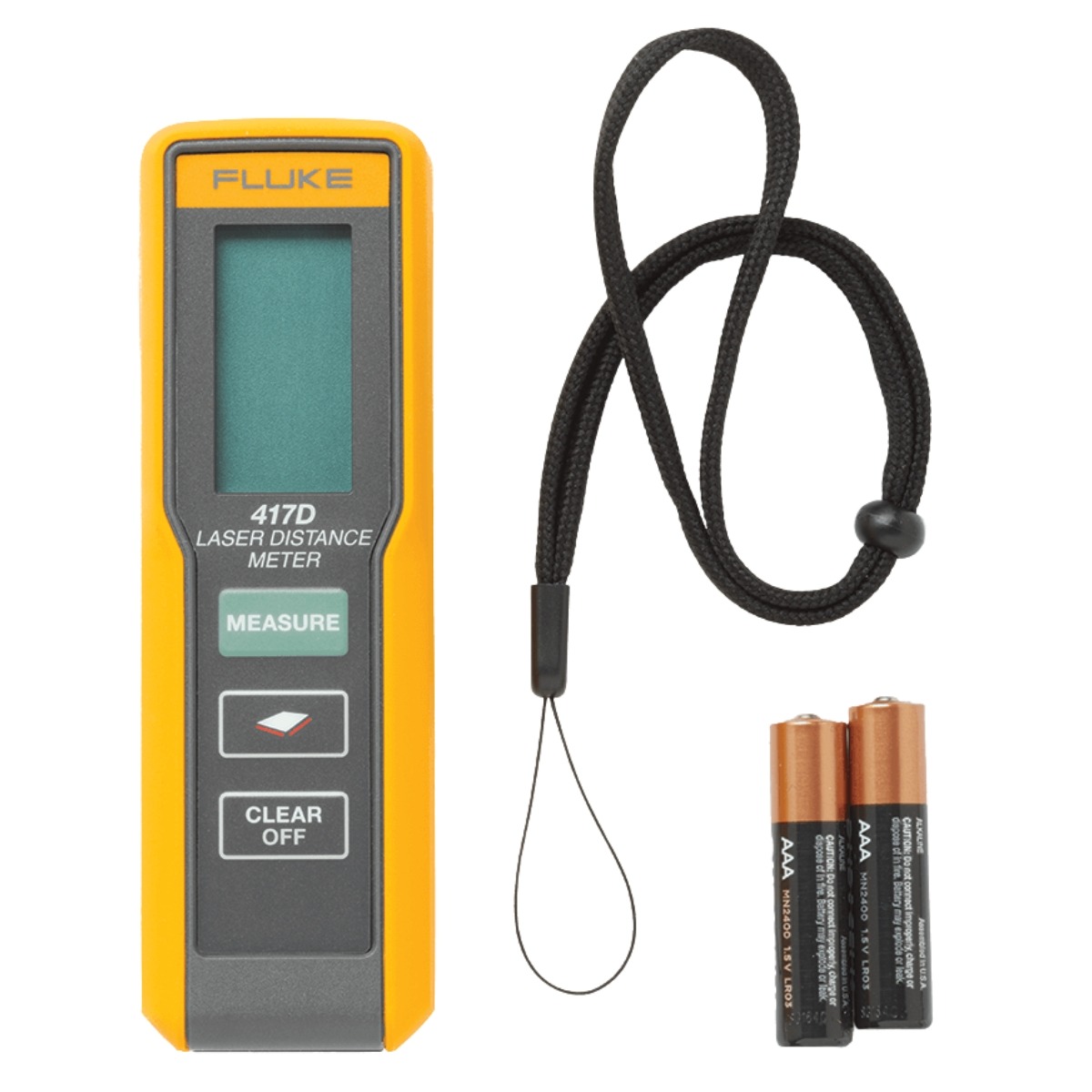 Fluke 417D Laser Distance Meter Indoor and Outdoor Measuring Tool