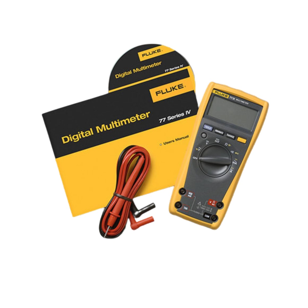 Fluke 77 IV Digital Multimeter AC/DC Voltage and Current Measurement