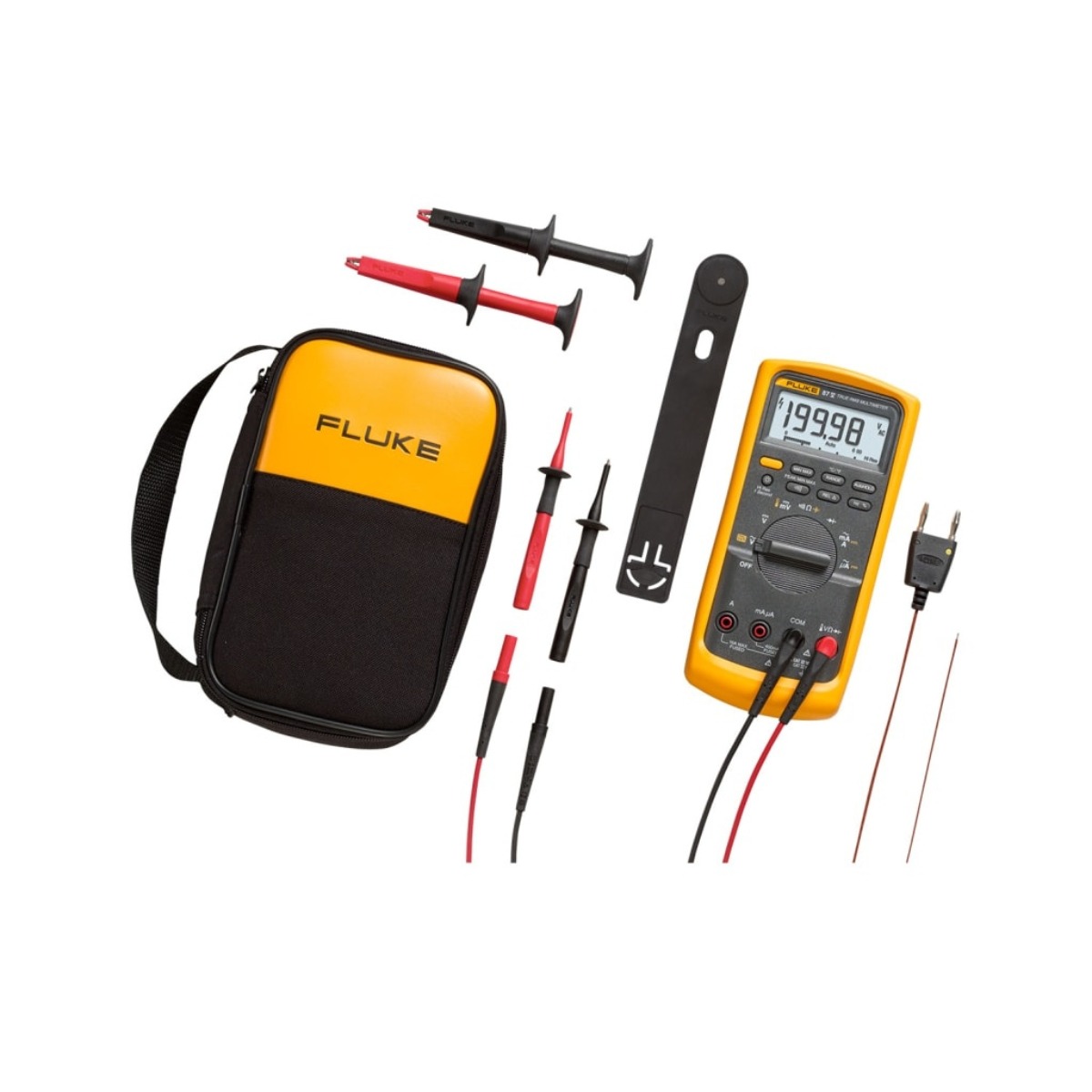 Fluke 87V/E2 KIT Industrial Electrician Combo Kit True RMS Multimeter Set