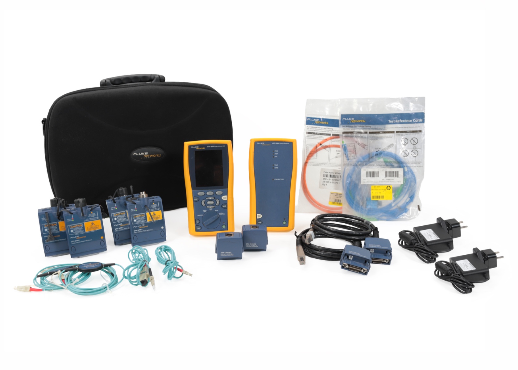 Fluke Networks DTX-1800 Cat6a SM MM Fiber Cable Analyzer