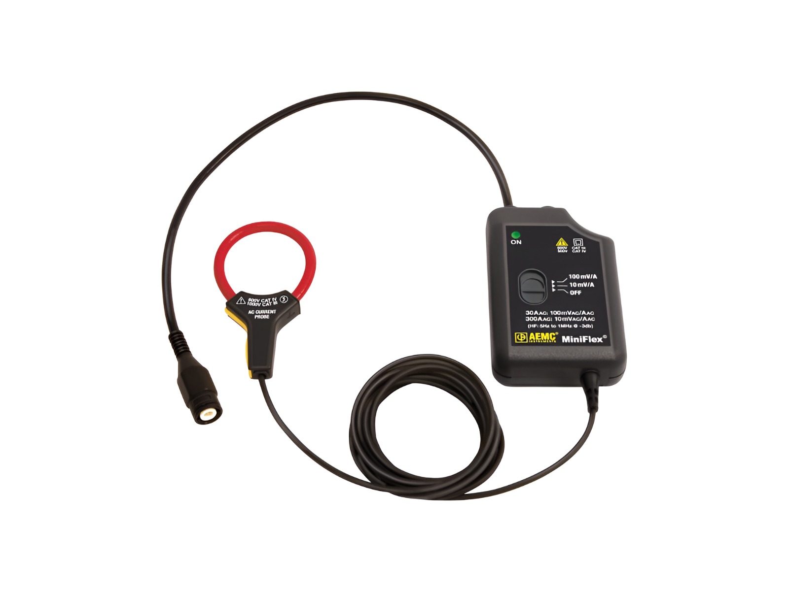 AEMC MF 300-10-2-10 HF MiniFlex® 30/300A High Frequency AC Current Probe Cat. #2126.84