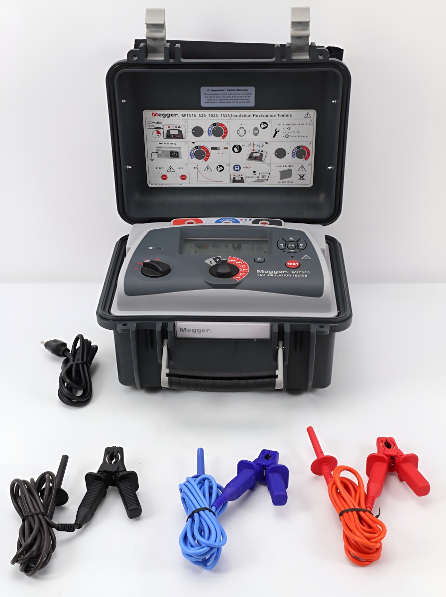 Megger MIT515 5kV DC Insulation Resistance Tester | Advanced Memory, IR ...