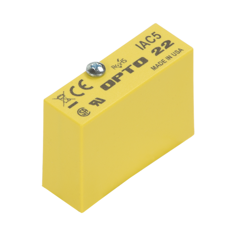 Opto 22 IAC5 AC Input Module, G1 Digital Input, 90–140 VAC, 5 VDC Logic