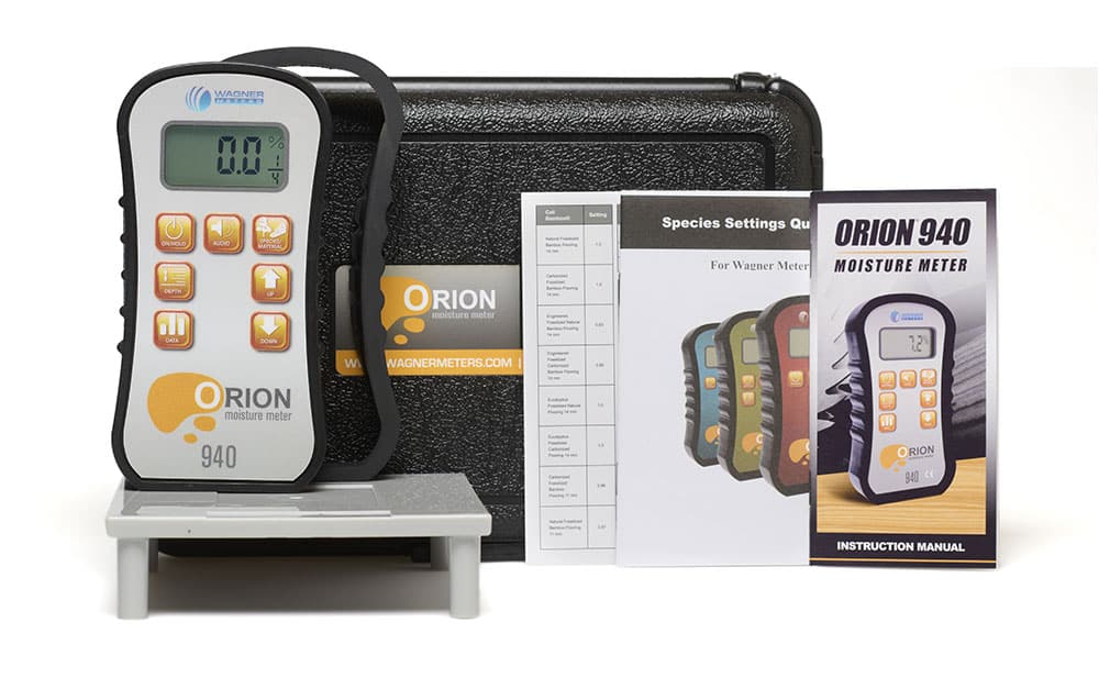Wagner Meters Orion 940 Pinless Wood Moisture Meter Kit with NIST Traceable