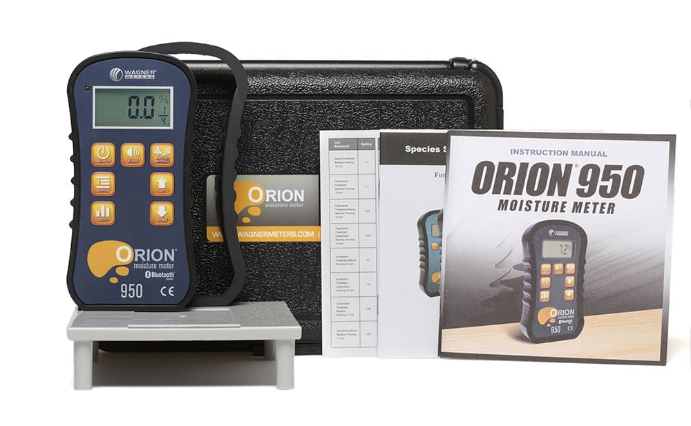  Wagner Meters Orion® 950 Smart Pinless Wood Moisture Meter with NIST Traceable 