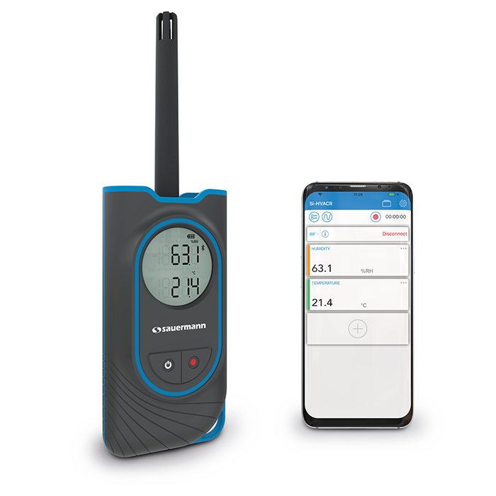 Sauermann Si-HH3 Thermo-Hygrometer with Integrated Thermo-Hygrometry Probe