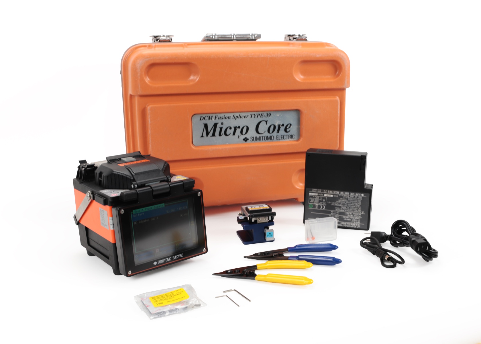 Sumitomo Type-39 FCM Fusion Splicer Kit w/ FC-6S Cleaver (2,917 Splices)