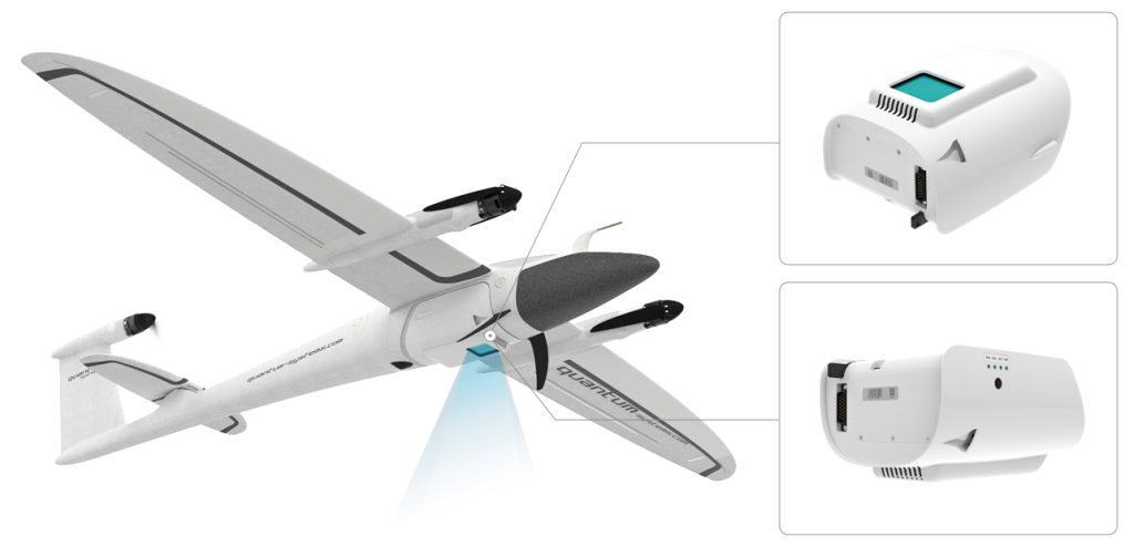 Quantum Systems Yellowscan Qube 240 LiDAR Mapping Sensor for Quantum Systems Trinity Drones